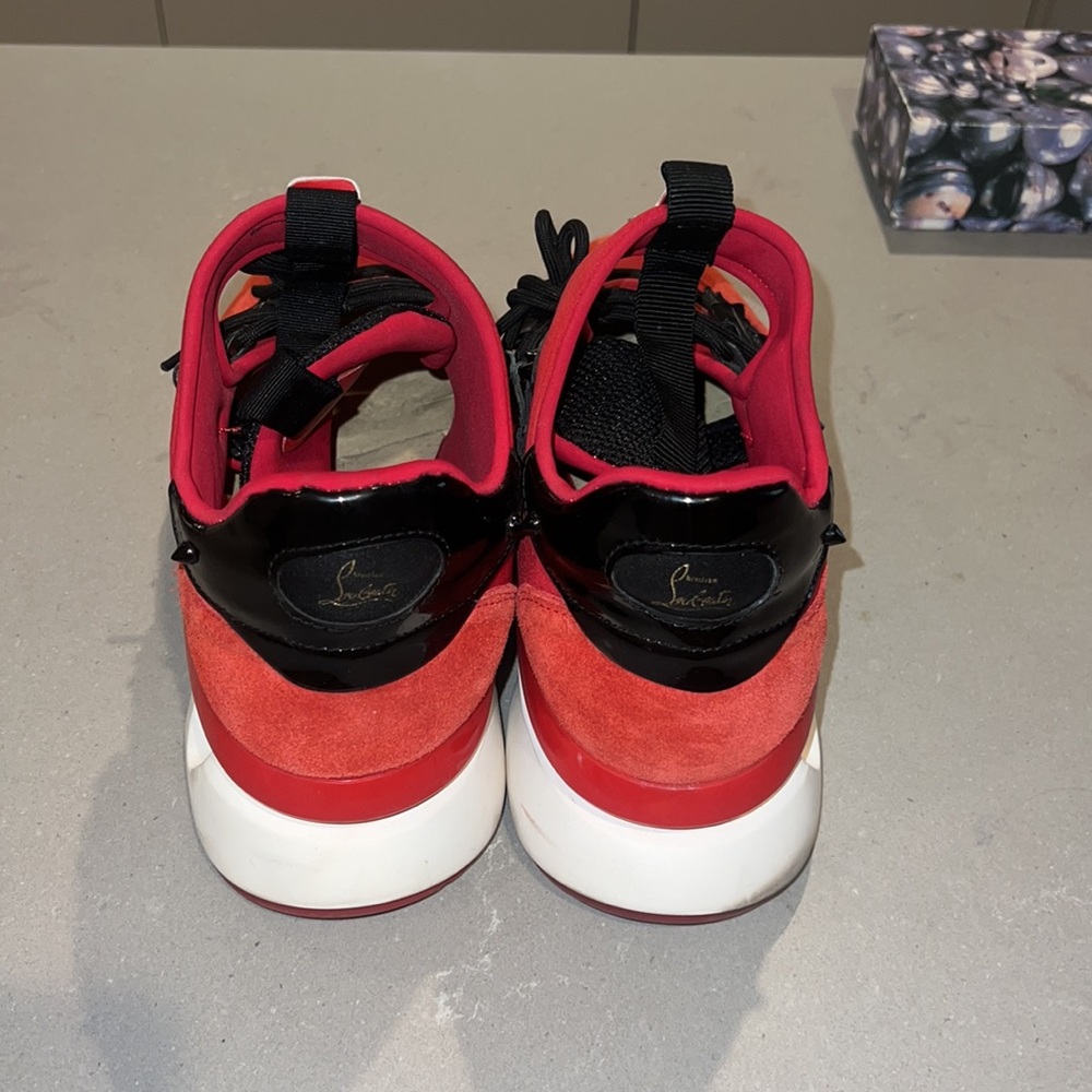 CHRISTIAN LOUBOUTIN RED RUNNER sz13 - Picture 4 of 12